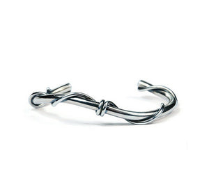 Men's fashion sterling silver winding vine bracelet - MOWTE