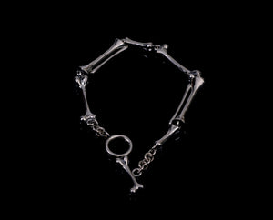 Men's fashion skeleton sterling silver bracelet - MOWTE