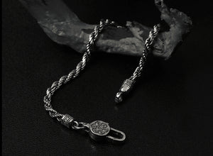 Men's fashion sterling silver bracelet