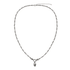 S925Skull chain made of pure silver antique skull bone necklace hip-hop men's and women's ins fashion sweater chain - MOWTE