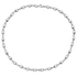 Geometric block splicing necklace for men hip-hop personality titanium steel vintage collarbone chain - MOWTE