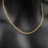 Titanium steel gold hip-hop thin Cuban necklace trendy ins unisex Cuban collarbone sweater chain - MOWTE