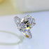 925 silver simulated diamond oval 8 * 12 Redion Diamond Bottom Cutting Explosive Product