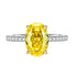 925 silver simulated diamond oval 8 * 12 Redion Diamond Bottom Cutting Explosive Product