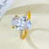 925 silver simulated diamond oval 8 * 12 Redion Diamond Bottom Cutting Explosive Product