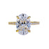 925 silver simulated diamond oval 8 * 12 Redion Diamond Bottom Cutting Explosive Product