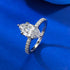 Crown Goddess Horse Eye Ring High Carbon Diamond Ring Women's fashion minimalist gift - MOWTE