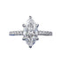 Crown Goddess Horse Eye Ring High Carbon Diamond Ring Women's fashion minimalist gift - MOWTE