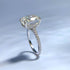 New Style High Carbon Diamond S925 Sterling Silver Luxury 10*12mm princess Ring
