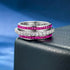 High-carbon Diamond Micro-setting Row Ring Rotating Ring Popular New Product - MOWTE