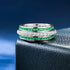 High-carbon Diamond Micro-setting Row Ring Rotating Ring Popular New Product - MOWTE