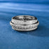 High-carbon Diamond Micro-setting Row Ring Rotating Ring Popular New Product - MOWTE