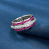 High-carbon Diamond Micro-setting Row Ring Rotating Ring Popular New Product - MOWTE