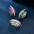 High-carbon Diamond Micro-setting Row Ring Rotating Ring Popular New Product - MOWTE