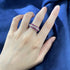 High-carbon Diamond Micro-setting Row Ring Rotating Ring Popular New Product - MOWTE