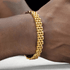 Polishing Bracelet Men's Hip Hop Street Rap Thin Gold Strap Bracelet Trendy