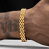 Polishing Bracelet Men's Hip Hop Street Rap Thin Gold Strap Bracelet Trendy
