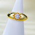 New S925 Silver Plated Golden Surface 5.0mm Stackable Ring