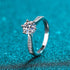 S925 sterling silver ring women's 1ct,2ct moissanite diamond ring - MOWTE