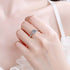 S925 sterling silver ring women's 1ct,2ct moissanite diamond ring - MOWTE