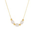 Retro natural freshwater pearl necklace women's pure silver high-end feeling collarbone chain - MOWTE