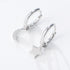 S925 Silver Star Moon Earrings Female Asymmetric Earrings