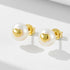 S925 pure silver small fragrance natural pearl earrings for women