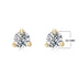 Earring set s925 pure silver chain earrings C-shaped ear buckle water drop zircon earrings