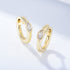 Earring set s925 pure silver chain earrings C-shaped ear buckle water drop zircon earrings