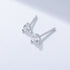 Earring set s925 pure silver chain earrings C-shaped ear buckle water drop zircon earrings