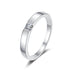 925 sterling silver ring princess square simple row ring 30 cent moissanite ring unisex ring - MOWTE