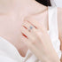 925 sterling silver with four claws 1ct,2ct Radon Chermosan stone ring