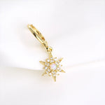 925 sterling silver star studs light luxury Australian treasure earrings