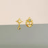 S925 silver design powder zirconium fashionable and popular earrings