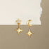 S925 silver design powder zirconium fashionable and popular earrings