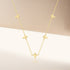 S925 pure silver simple men's and women's fashion multiple cross pendants trendy stacked collarbone necklace