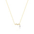 S925 pure silver necklace pure silver high-end collarbone chain