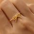 S925 Pure Silver bow Diamond Set Open Ring - MOWTE