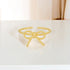 S925 Pure Silver bow Diamond Set Open Ring - MOWTE