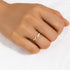 S925 sterling silver tassel diamond chain adjustable ring - MOWTE
