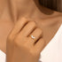 S925 sterling silver exquisite Cz diamond ring