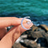 S925 pure silver diamond moonstar ring luxurious opening ring - MOWTE