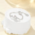 S925 pure silver luxury pearl adjustable finger ring