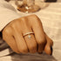 New S925 sterling silver exquisite diamond pendant engagement ring - MOWTE