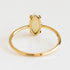 S925 Pure Silver Four Claw Set Opal Stone Ring - MOWTE
