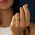 S925 sterling silver classic carat diamond engagement ring