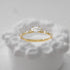 S925 sterling silver classic carat diamond engagement ring