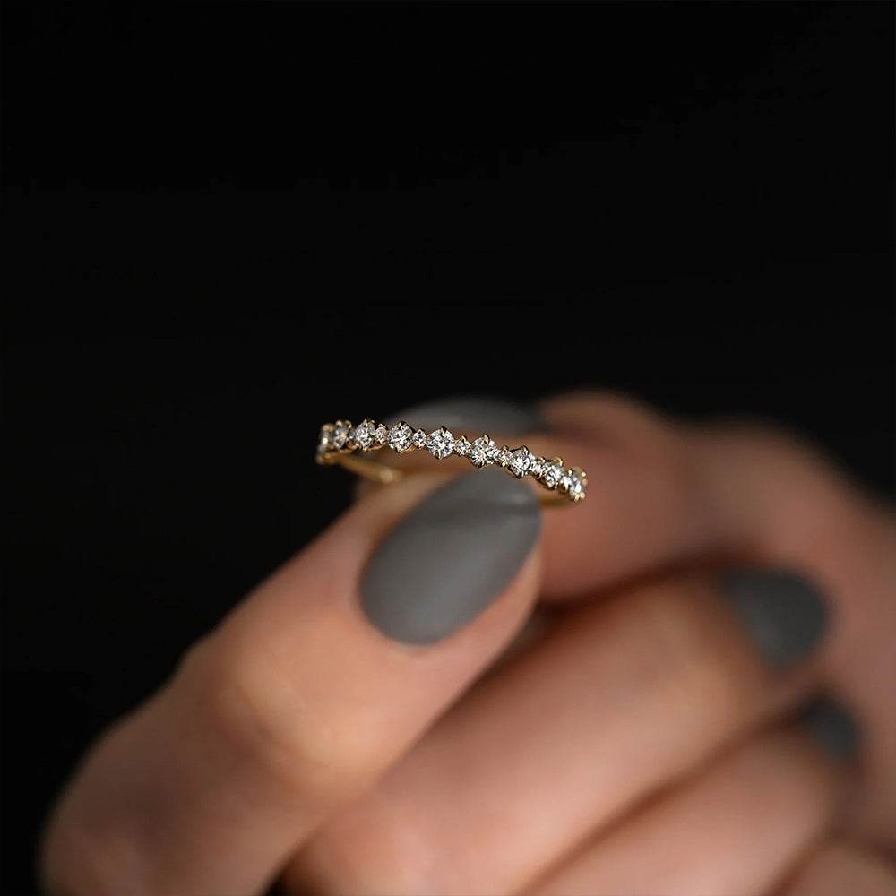 S925 sterling silver classic carat diamond engagement ring