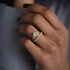 S925 sterling silver classic carat diamond engagement ring