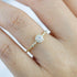 S925 sterling silver classic diamond engagement ring - MOWTE